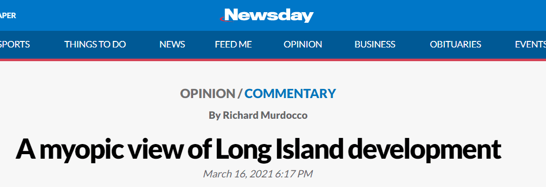 Newsday: A Myopic View of Long Island Development